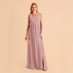 Birds Grey Laurie Dress in English Rose
